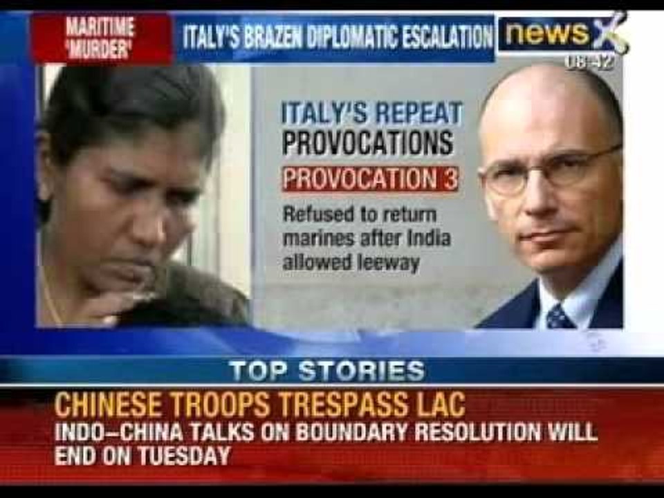Italian Prime Minister invokes EU to back marines - NewsX