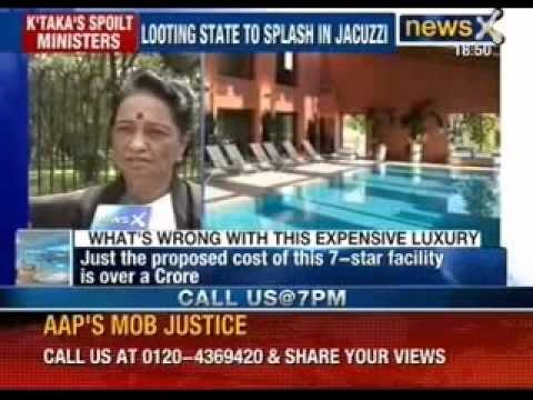 Karnataka Politician first spend crores on 'Luxury Trip', now millions more on Jacuzzi - NewsX