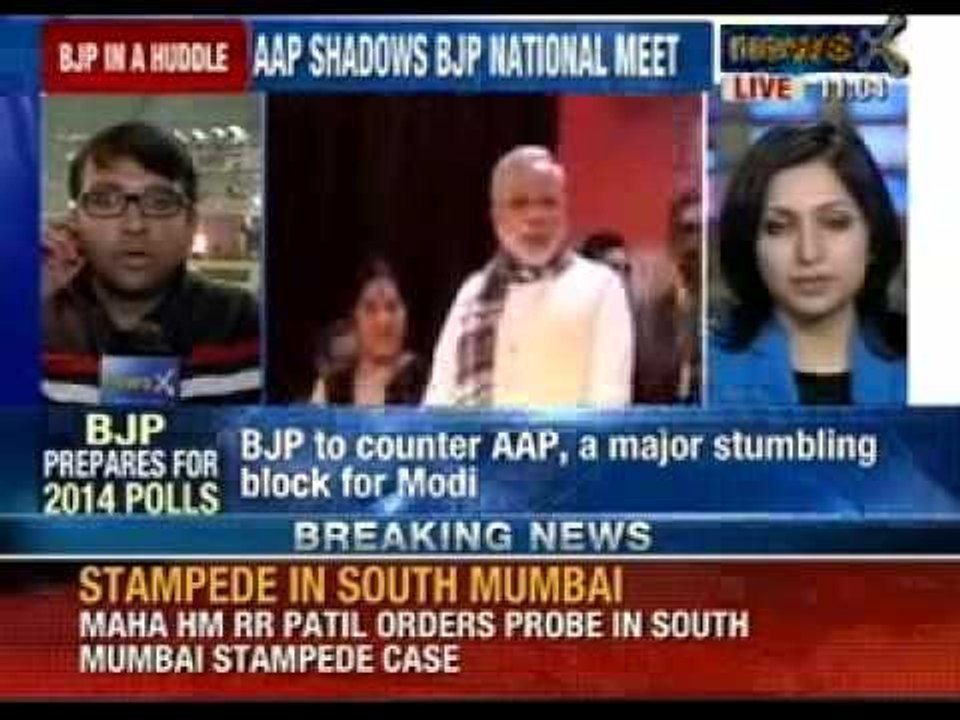 BJP prepares for 2014 polls: BJP top brass brainstorming over party poll strategy - NewsX