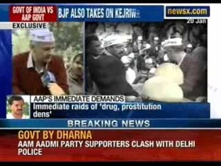 Delhi held 'ransom'. Arvind 'Anarchist' Kejriwal brings Delhi to stand still.