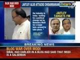 NewsX: Blog war between Arun Jaitley and Chidambaram turn murkier over Narendar Modi
