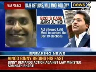 News X: It's all out war between BCCI's Srinivasan and Rajasthan Cricket Association's Lalit Modi