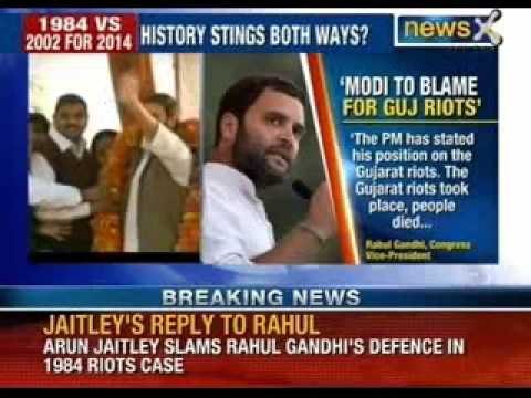 Narendra Modi responsible for 2002 riots, says Rahul Gandhi in interview to Arnab Goswami