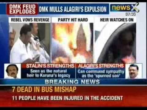 Dravidian party family feud blows open. MK Alagiri vows to expose graft under Stalin in DMK
