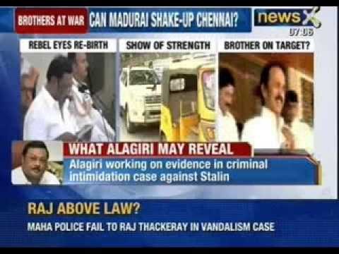 NewsX: Madurai to shake up Chennai. Expelled MK Alagiri celebrates birthday with 20,000 supporters