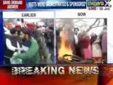NewsX: Sikh groups Protesters break barricades outside AICC office in Delhi on Rahul Gandhi remarks