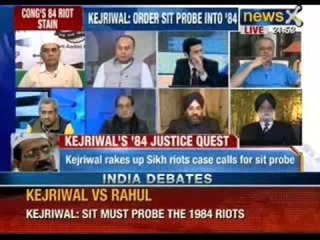 Télécharger la video: India Debates - Kejriwal : SIT must probe 1984 riots - NewsX