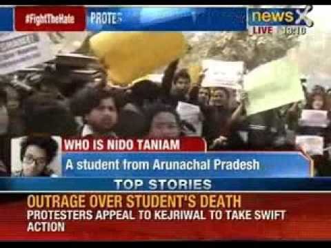 Beaten to death: Heavy protests in Lajpat Nagar against Nido Taniam's lynching - NewsX