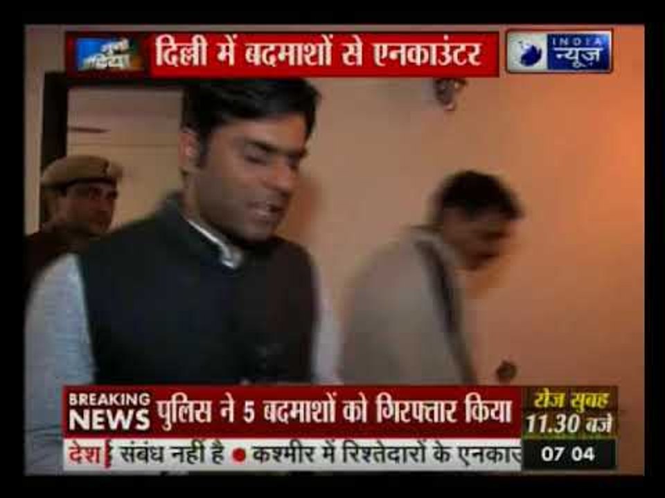 दिल्ली के द्वारका मोड़ मेट्रो स्टेशन के पास एनकाउंटर; 5 कुख्यात बदमाशों को धर दबोचा: Suno India
