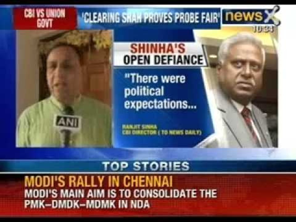 Ishrat Jahan case : Ranjit Sinha CBI director d...