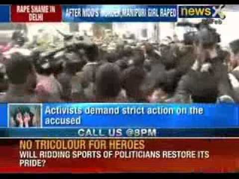 Manipuri girl raped in Delhi. AAP seeks removal of DCW chief Barkha Singh.