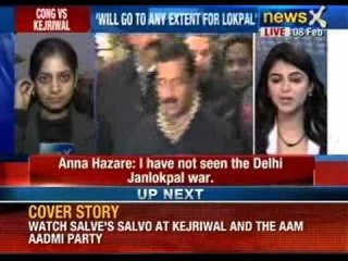Breaking News: Anna Hazare distances himself from the Janlokpal war - NewsX