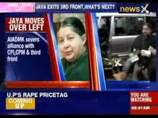 AIADMK severs alliance with CPI, CPM, and third front