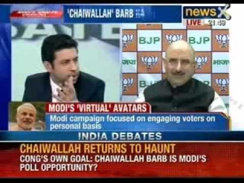 India Debates - Congress's own goal : Chaiwallah barb is Modi's poll opportunity ?