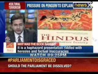 Why is 'The Hindus' book banned by Penguin India ?