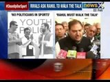 Rahul Gandhi says keep politicians out of sports