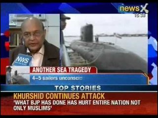 Submarine Sindhuratna catches fire off Mumbai coast