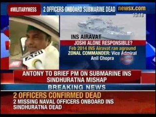 Defence Minister meets PM over submarine mishap