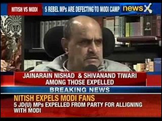 Five JD (U) MPs dump Nitish Kumar for Narendra Modi