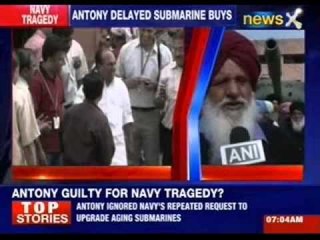 AK Antony's three blows to the navy