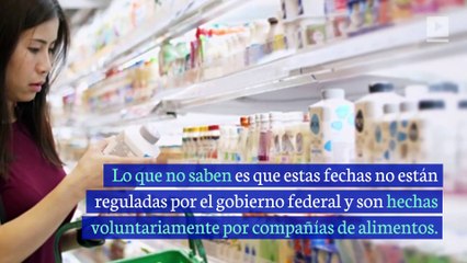 Esto es lo que realmente significan las fechas de vencimiento de los alimentos