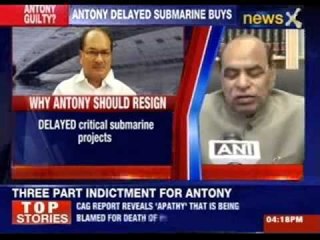 AK Antony delayed Submarine buys