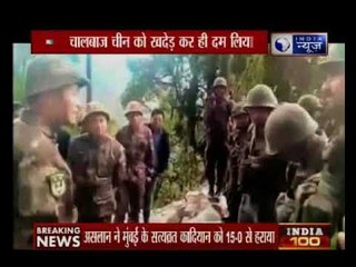 भारतीय सेना के जवानों ने किया चीनी घुसपैठ को नाकाम