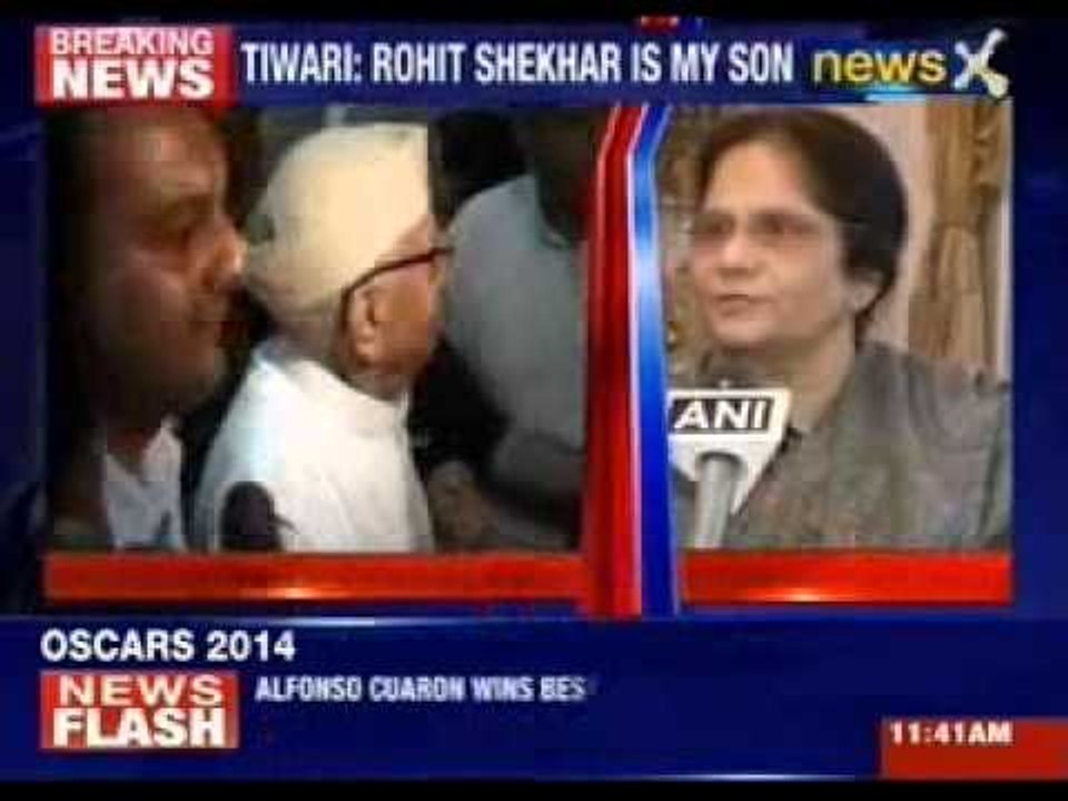ND Tiwari accepts Rohit Shekhar as son after a six-year legal battle