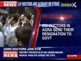 Doctors across UP on strike