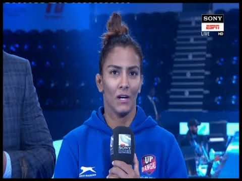 PWL 3 Day 7: Geeta Phogat speaks before the battle between UP Dangal and Delhi Sultans