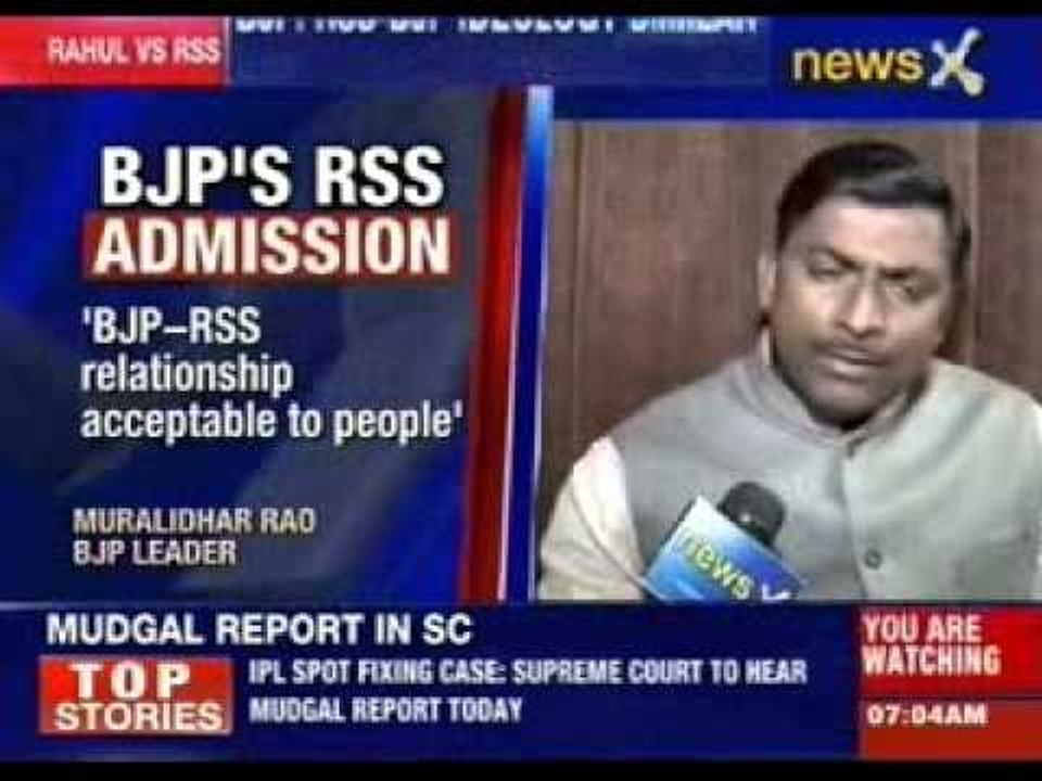RSS killed Mahatma Gandhi, says Rahul Gandhi