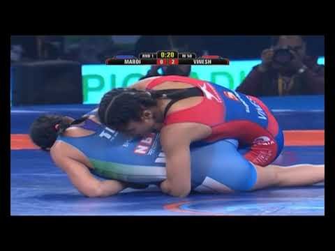 PWL 3 Day 7: Maroi Mezien Vs Vinesh Phogat at Pro Wrestling League 2018 | Highlights