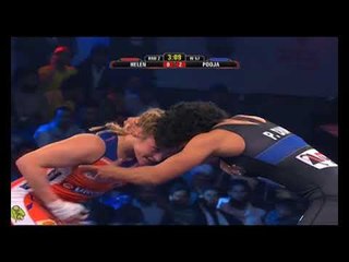 PWL 3 Day 8: Helen VS Pooja Dhandha at Pro Wrestling League 2018 | Highlights