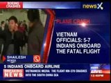 Vietnam official says 5-7 Indians onboard Malaysia Airlines