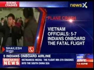 Vietnam official says 5-7 Indians onboard Malaysia Airlines