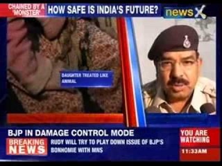 15 year old shackled with a chain