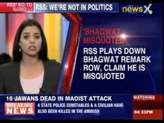 RSS plays down Bhagwat remark row, claim he is misquoted