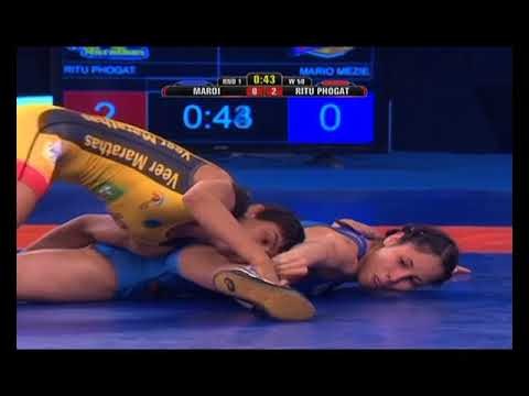 PWL 3 Day 13: Maroi VS Ritu Phogat at Pro Wrestling League 2018 | Highlights