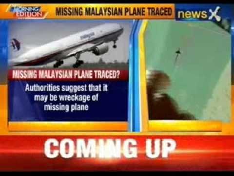 Missing Malaysian plane traced ?