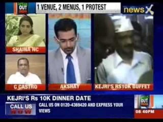 Is the anger over Kejriwal for raising poll funds by hawking a Rs 10K per plate dinner justified?