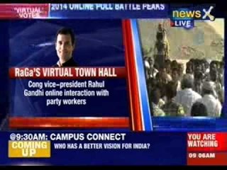 Rahul Gandhi borrows Modi's tablet