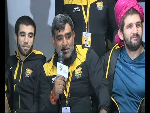 PWL 3 Day 16 : NCR Punjab Royals briefing media after victory against Veer Marathas at PWL 3