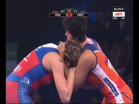 PWL Day 17: Pooja Sihag Vs Zsanett Nemeth at Pro Wrestling League season 3 | Full Match