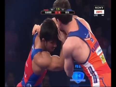 PWL Day 17: Vladimir Khinchegashvili Vs Nitin Rathi at Pro Wrestling League season 3 | Full Match