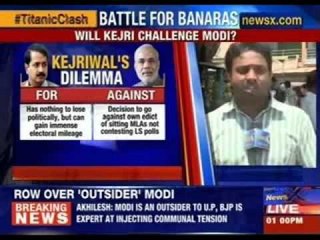 BJP taunts Kejriwal, will he contest against Modi ?