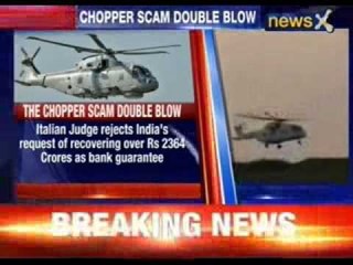 Chopper scam double blow: Italy court cancels cheque