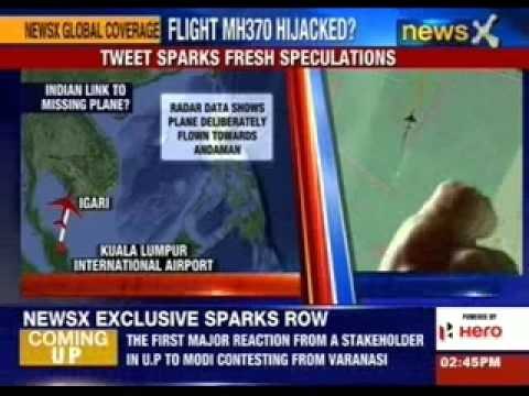 US defence say Malaysian Plane hijackers were planning an attack on India