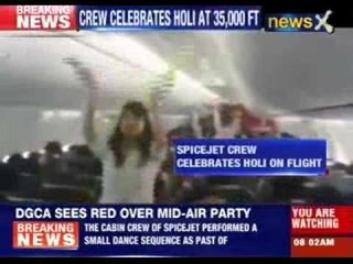 SpiceJet's Mid-air holi celebrations lands airlines in trouble
