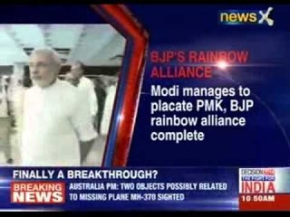 Narendra Modi manages to placate PMK, BJP, rainbow alliance complete