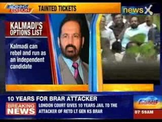 Suresh Kalmadi upset over not being given congress ticket